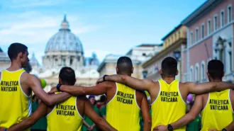 Athletica Vaticana: i maratoneti del Papa corrono per la campagna “Don Bosco nel mondo”