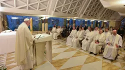 Una delle Messe di Papa Francesco a Santa Marta / L'Osservatore Romano / ACI Group