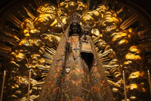 L'immagine della Madonna nera di Einsiedeln |  | Abbazia di Einsiedeln