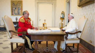 Il Papa incontra il Gran Maestro del Sovrano Ordine di Malta