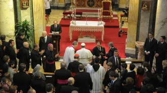 Gli auguri di Papa Francesco per il 90/mo di Sant'Anna in Vaticano