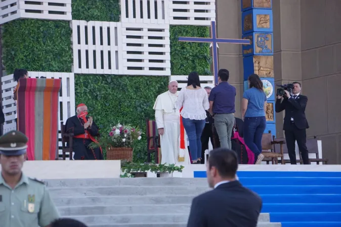 Il Papa incontra i giovani del Cile  |  | Aci Group/ David Ramos