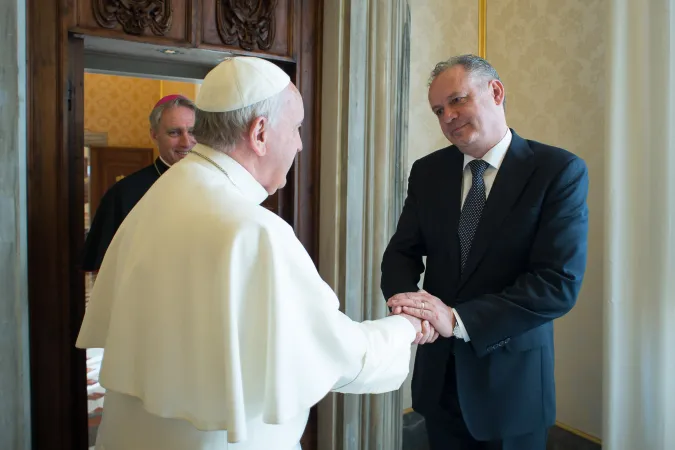 Il Papa riceve il presidente slovacco Andrej Kiska | Il Papa riceve il presidente slovacco Andrej Kiska | Osservatore Romano