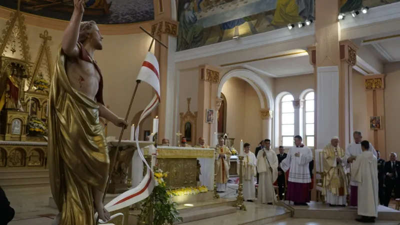 Il Papa celebra la messa a Rakovsky |  | Andrea Gagliarducci/ Aci Group