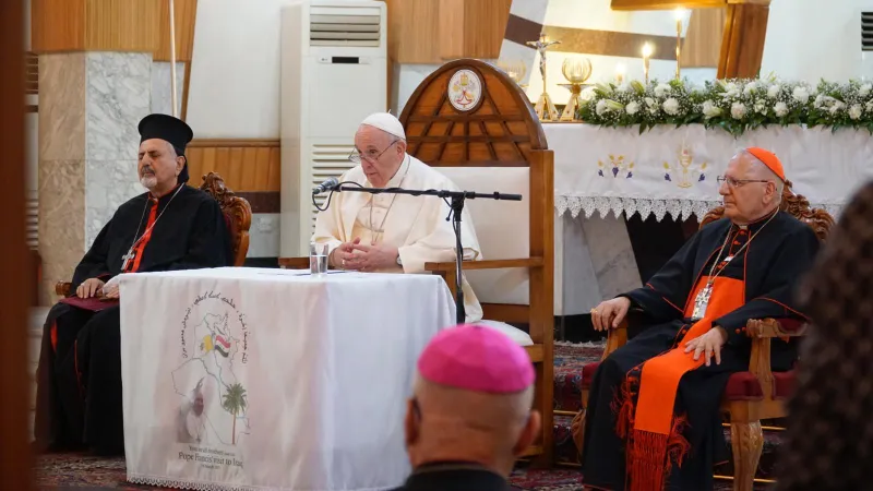 Papa Francesco nella cattedrale siro cattolica di Bagdad |  | Colm Flynn/ EWTN