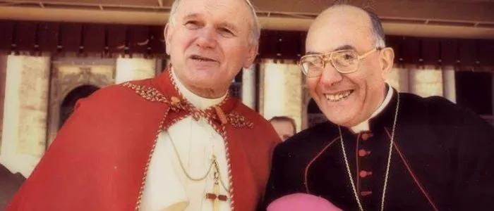 Guglielmo Giaquinta e Giovanni Paolo II |  | Pro Sanctitate 