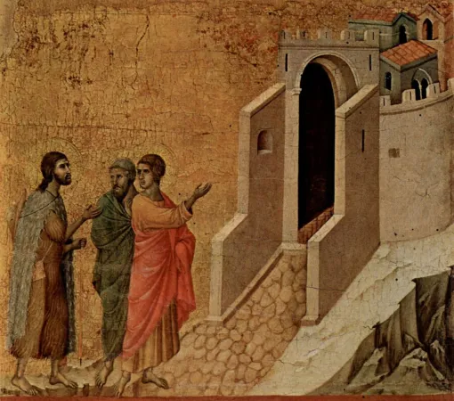 Gesù con i discepoli ad Emmaus |  | pubblico dominio