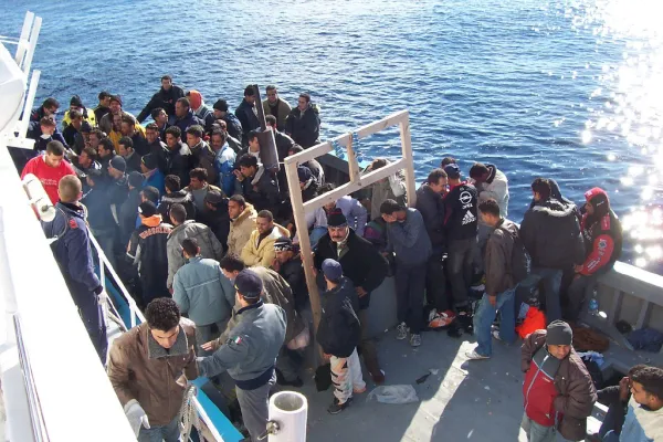 Immigrati a Lampedusa / da Flickr