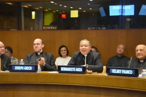 L'arcivescovo Bernardito Auza, osservatore permanente della Santa Sede presso le Nazioni Unite / Holy See UN - Facebook Page