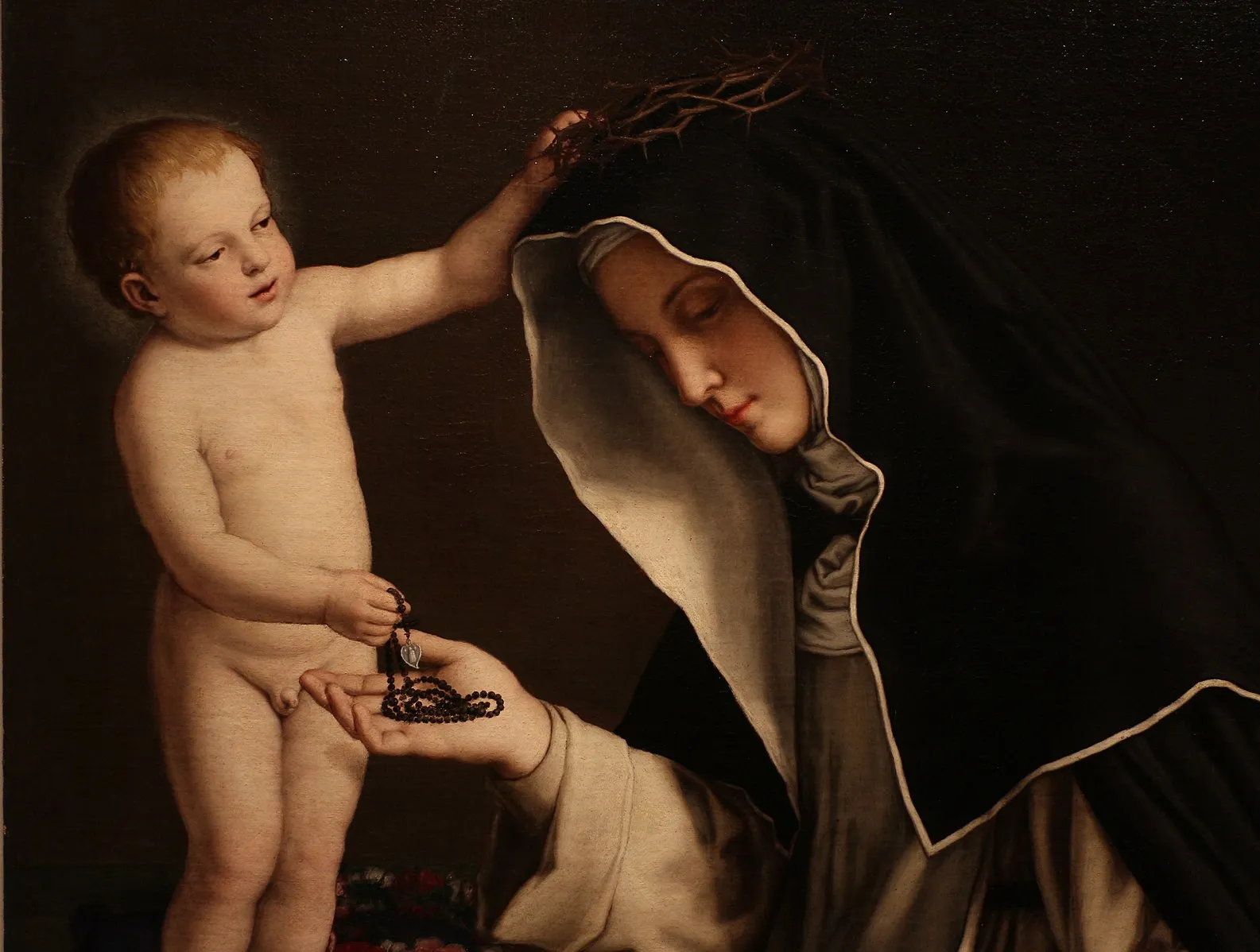Santa Caterina da Siena con il Bambino Gesù