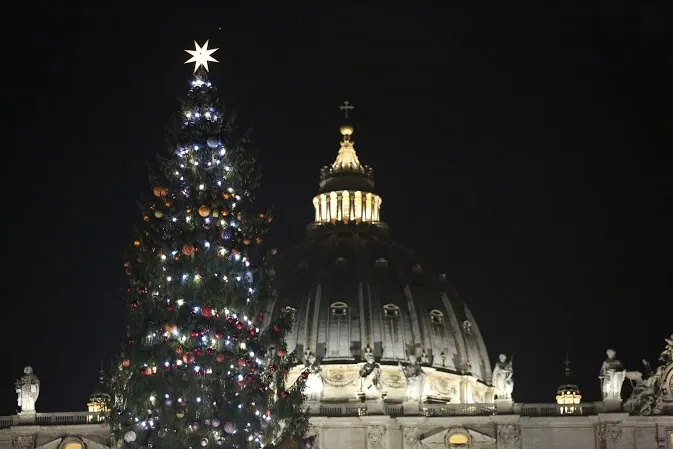 La cerimonia di inaugurazione dell'albero e del presepe a San Pietro, il cardinale Mueller |  | Alexey Gotovskiy/CNA