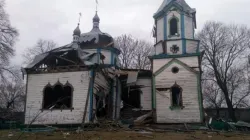 La chiesa della Natività della Beata Vergine, nella regione di Zhytomyr, costruita nel 1862 e distrutta dai russi / FB Olga Rutkovskaya