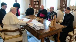 La presidenza della Conferenza Episcopale Slovacca con Papa Francesco, 21 gennaio 2023 / Vatican Media