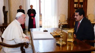 Il Papa incontra il Presidente Venezuelano Maduro