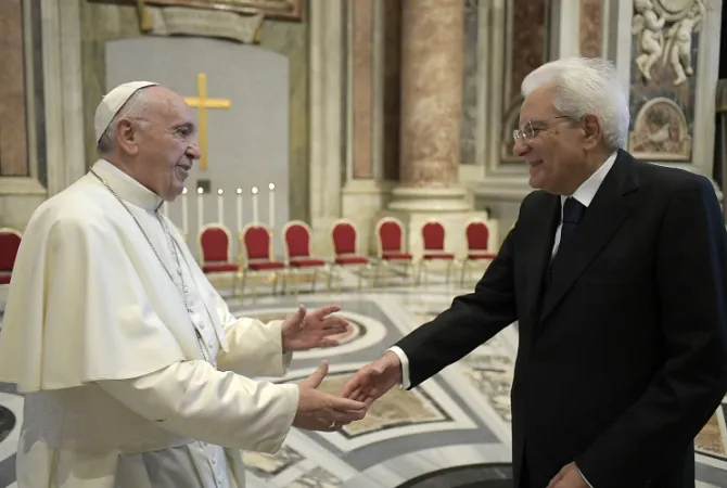 Papa Francesco e il Presidente della Repubblica Mattarella |  | Presidenza della Repubblica Italiana 