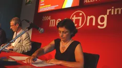 Angela Pellicciari durante un suo intervento al Meeting di Rimini / Meeting Rimini