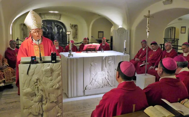 I Vescovi Croati celebrano la Messa nelle Grotte Vaticane |  | http://www.zg-nadbiskupija.hr/