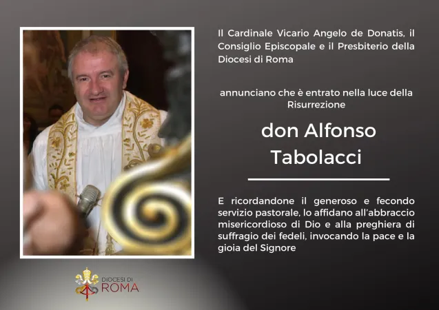 Don Alfonso Tabolacci |  | Diocesi di Roma