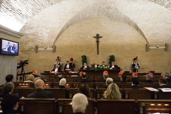 L'inaugurazione dell'Anno Giudiziario Vaticano, Aula Vecchia del Sinodo, 18 febbraio 2017 / L'Osservatore Romano / ACI Group