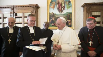 Il Papa: "Ribadire la centralità della questione di Dio è una sfida ecumenica"