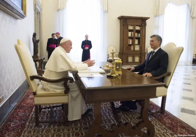 Il Papa e Mauricio Macrì |  | L'Osservatore Romano