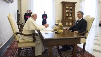 22 minuti di colloquio tra il Papa ed il Presidente argentino Macrì