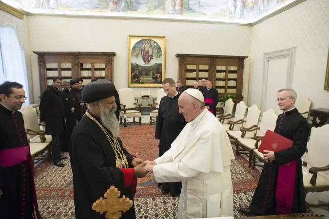 Papa Francesco e il Patriarca Abuna Mathias I |  | L'Osservatore Romano