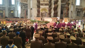 I militari italiani celebrano il Patrono San Giovanni XXIII con la messa a San Pietro