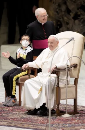 Il Papa durante l’Udienza |  | Daniel IbaneZ / ACI Group