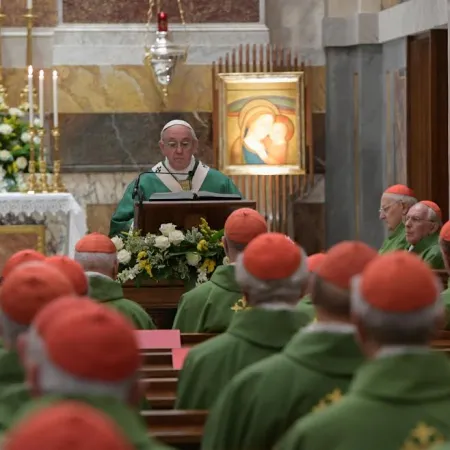 Concelebrazione eucaristica con i Cardinali presenti in Roma, in occasione del XXV di Ordinazione Episcopale del Santo Padre |  | L'Osservatore Romano, ACI Group