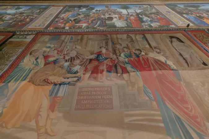 Gli Arazzi di Raffaello nella Cappella Sistina  |  | @Governatorato SCV-Direzione dei Musei Vaticani 