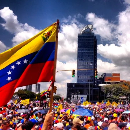 Una delle tante proteste di piazza in Venezuela | Wikimedia Commons