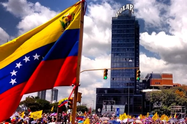 Una delle tante proteste di piazza in Venezuela / Wikimedia Commons