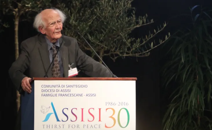 Zygmunt Bauman ad Assisi a settembre 2016 |  | Sant'Egidio