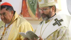 L'arcivescovo maggiore Sviatoslav Shevchuk durante una celebrazione dell'Assemblea Plenaria del CCEE a Minsk nel 2017 / CCEE