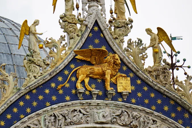 Il leone sulla basilica di San Marco  |  | Wikimedia commons