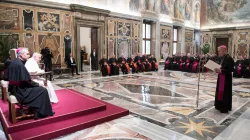 Papa Francesco riceve in udienza la plenaria della Congregazione per la Dottrina della Fede, Sala Clementina, Palazzo Apostolico Vaticano, 26 gennaio 2018 / Vatican Media / ACI Group