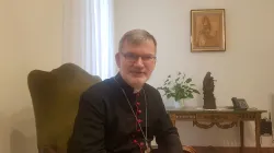 Il vescovo Clemens Pickel di Saratov, intervistato da ACI Stampa nella Domus Sanctae Marthae, 31 gennaio 2018 / AG / ACI Stampa