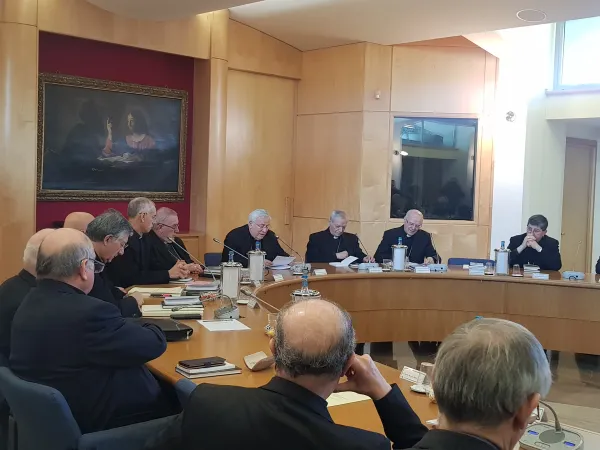 Consiglio Permanente della CEI | Il Cardinale Bassetti legge l'intervento conclusivo del Consiglio Permanente di primavera della CEI | AG / ACI Stampa