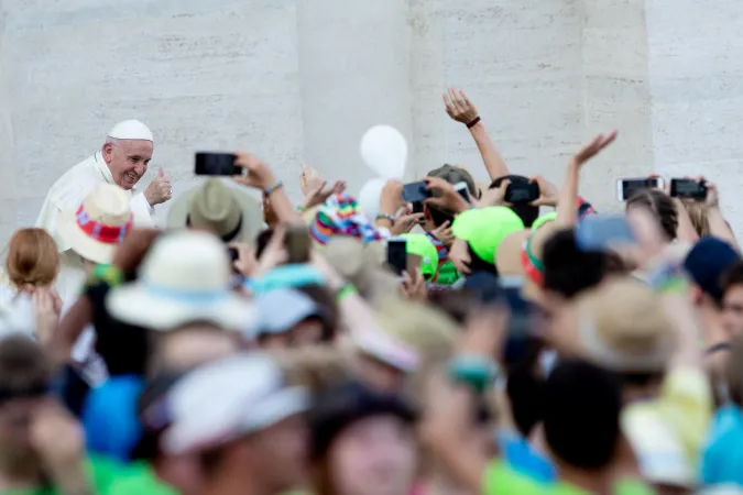 Il Papa con i 60.000 ministranti a San Pietro |  | Daniel Ibanez / ACI Group