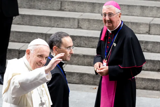 Il Papa davanti alla Procattedrale di Dublino |  | Daniel Ibanez CNA