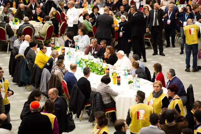 Il Papa pranza con i poveri |  | Daniel Ibanez, ACI group