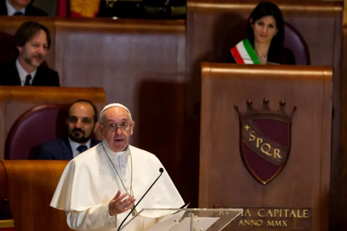 Papa Francesco al Campidoglio  |  | Daniel Ibanez/ Aci Group