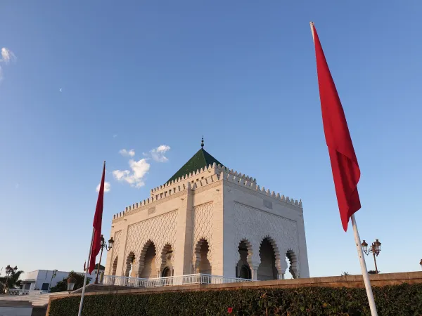 Papa Francesco in Marocco | La moschea di fronte la quale Papa Francesco inconterà la società civile  | AG / ACI Group