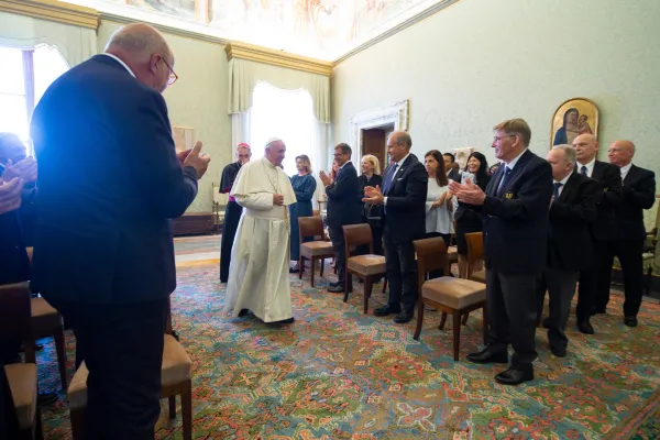 Papa Francesco incontra la Federazione Internazionale di Pattinaggio, 13 giugno 2019 / Vatican Media / ACI Group