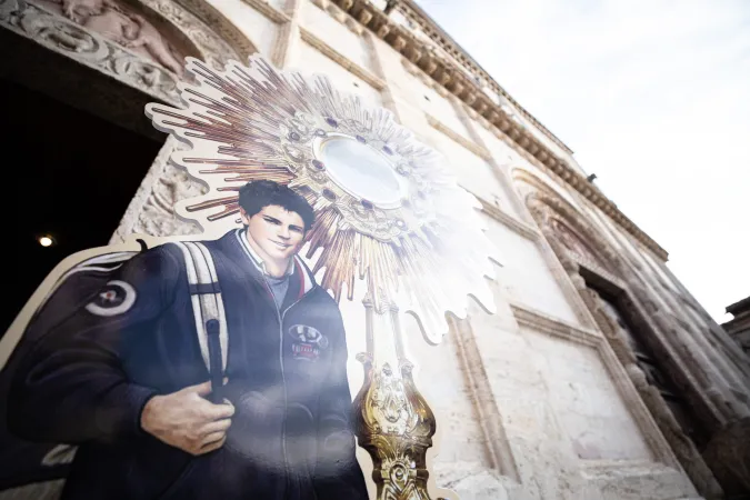 Carlo Acutis ad Assisi, Chiesa di San Rufino |  | Daniel Ibanez / ACI Group