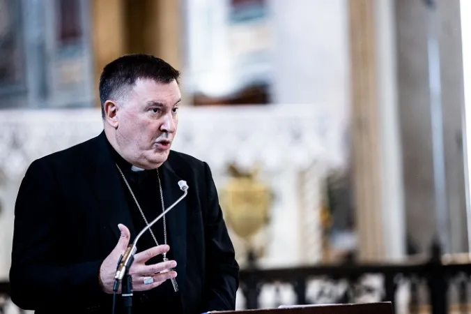 Il Vescovo Claudio Maniago, Presidente della Commissione CEI per la Liturgia |  | Daniel Ibanez CNA