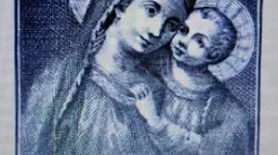 L'immagine di Maria Madre del Buon Consiglio nella chiesa di San Giovanni Battista a Sestri Ponente
 / cosebulgare.blogspot.com