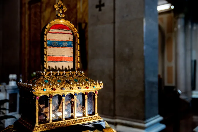 Il Velo della Madonna e il Sacro Manto di San Giuseppe | Il Velo della Madonna e il Sacro Manto di San Giuseppe | Daniel Ibanez / EWTN News