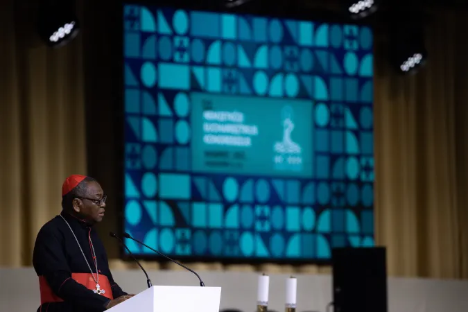 Il cardinale John Onaiyekan al Congresso Eucaristico Internazionale di Budapest, 9 settembre 2021 | Daniel Ibanez / ACI Group